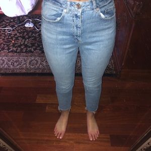 Garage mom jeans size five